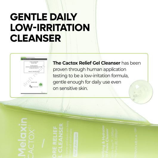 CACTOX Pore Relief Gel Cleanser
